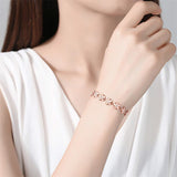 Sterling Silver Daisy Flower Bracelet