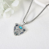 925 Sterling Silver Saint Michael Necklace Warrior Protect Us Amulet Jewelry Gift for Men Father