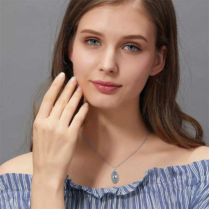 Sterling Silver Tree of Life Urn Necklaces for Ashes