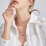 Sterling Silver Corgi Pendant  Animal Necklace