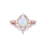 Sterling Silver 10K 14K 18K Gold Pear Shaped Gemstone Engagement Ring