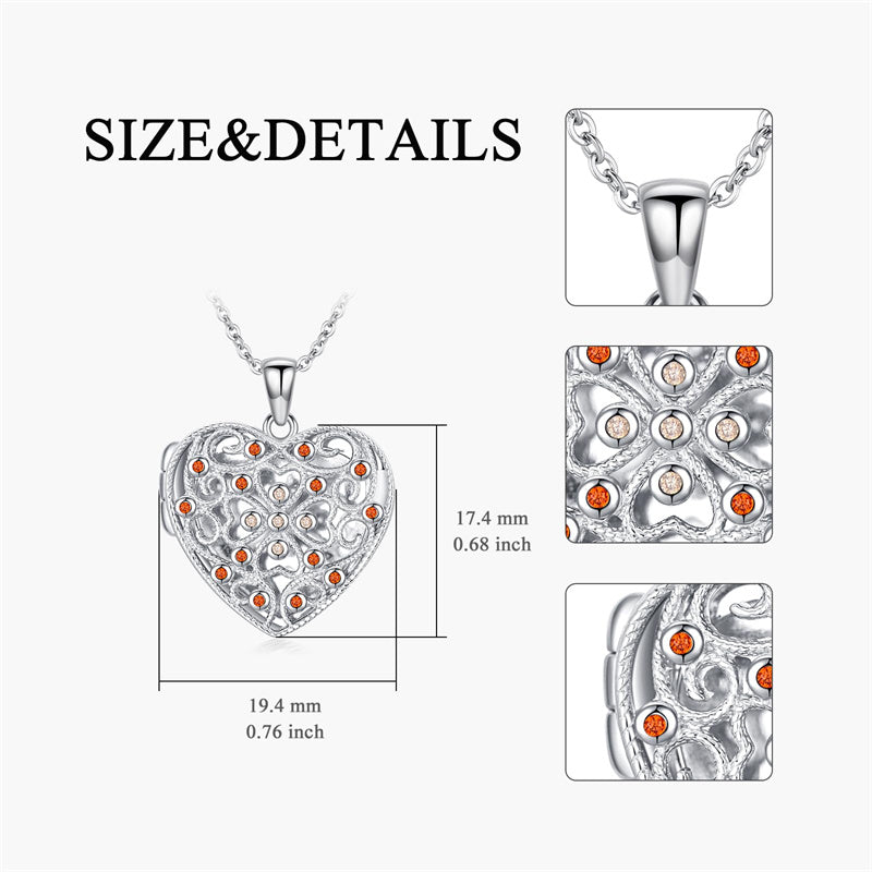 Sterling Silver Personalized Photo  Pendant Necklace