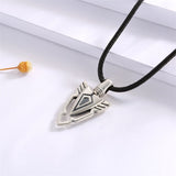 Sterling Silver Arrow Celtic Knot Cross Wolf Urn Necklace for Ashes