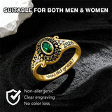 Sterling Silver Personalized Engraved Class Ring Graduation Ring