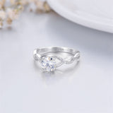 14K Gold 1.3 Carat(cttw) Moissanite Engagement Wedding Ring