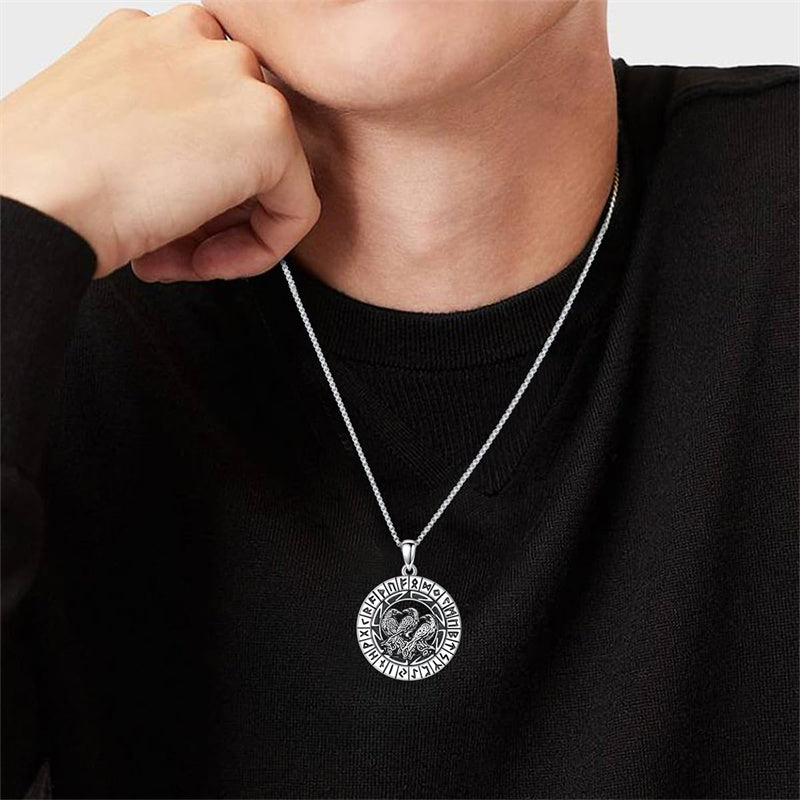 Sterling Silver  Eagle Elephant Fox Octopus Trident  Pig Raven Scorpion Pendant Necklace