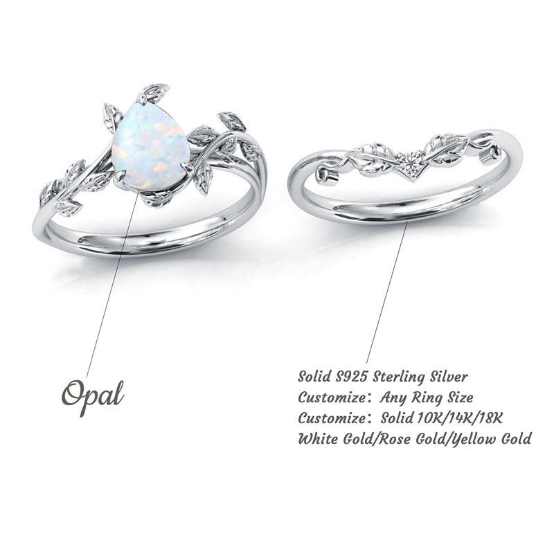 Sterling Silver Natural Moss Agate Blue Sandstone Opal Set Ring