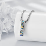 Sterling Silver Abalone Shell Butterfly Dragonfly Moon Phase Mountains Sunflower Tree of Life Urn Necklaces for Ashes