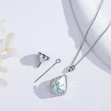 Sterling Silver Moonstone Dragonfly Urn Necklace for  Ashes