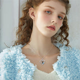 10K 14K 18K Gold Birthstone Caduceus & Stethoscope Pendant Necklace