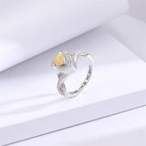 Sterling Silver Heart Urn Ring for Ashes Engraved With Always in My Heart