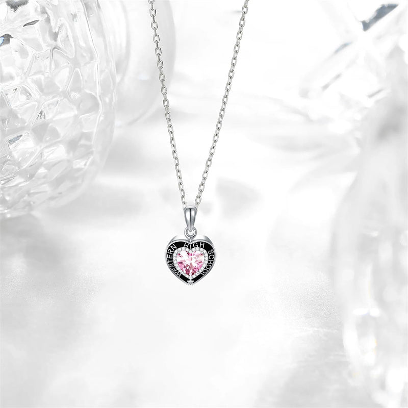 Sterling Silver Personalized Class Pendant Photo Lockets Necklace