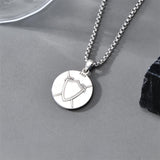 Sterling Silver Saint  Michael Christopher Sebastian Jude Gabriel Anthony Religious Pendant Necklace