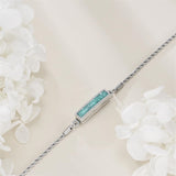 Sterling Silver Rose Butterfly Dragonfly Urn Bracelet for Ashes