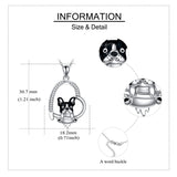 Sterling Silver Corgi Pendant  Animal Necklace
