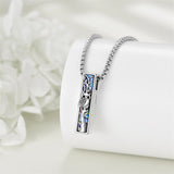 Sterling Silver Abalone Shell Butterfly Dragonfly Moon Phase Mountains Sunflower Tree of Life Urn Necklaces for Ashes