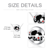 Sterling Silver Elephant Urn Necklace for Ashes