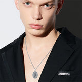 Sterling Silver St Anthony Francis Joseph Peregrine Raphael Sebastian Medal  Protection Pendant Necklace