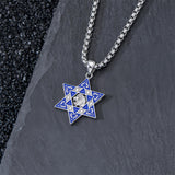 Sterling Silver Star of David, Evil Eye, Tree of Life, Cross Lion, Chai Pendant Necklace