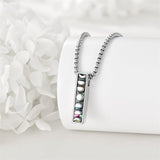 Sterling Silver Abalone Shell Butterfly Dragonfly Moon Phase Mountains Sunflower Tree of Life Urn Necklaces for Ashes