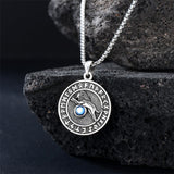 Sterling Silver Lion Tiger Satanic Goat Owl Scorpion Eagles Deer Pendant Necklace for Men