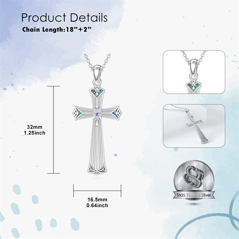 Sterling Silver Turquoise Cross Bear Claw Cowboy Boot Pendant Necklace