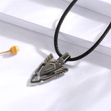 Sterling Silver Arrow Celtic Knot Cross Wolf Urn Necklace for Ashes