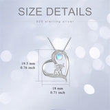 Sterling Silver Highland Cow Pendant Necklace