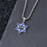 Sterling Silver Star of David, Evil Eye, Tree of Life, Cross Lion, Chai Pendant Necklace