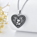 Sterling Silve Cat Photo Pendant Necklace