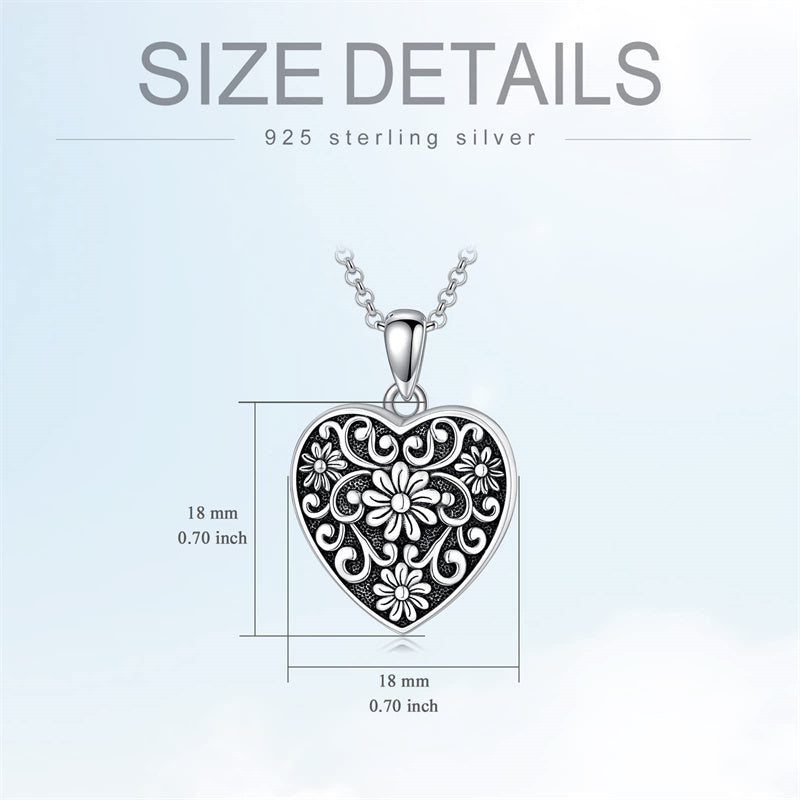 Sterling Silver Personalized Photo  Pendant Necklace