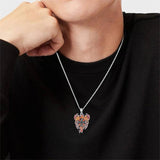 Sterling Silver Phoenix Pendant Necklace