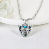 925 Sterling Silver Saint Michael Necklace Warrior Protect Us Amulet Jewelry Gift for Men Father