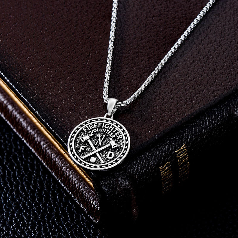 Sterling Silver Aztec Lion Cross Pendant Necklace