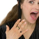 Sterling Silver 10K Gold 14K Gold 18K Gold Fully Personalized Birthstone Engraved Class Ring Graduation Ring