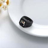 Sterling Silver Fully Personalized High School College Class Ring Graduation Ring