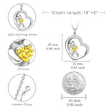 Sterling Silver Manatee Pendant Necklace