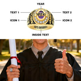 Sterling Silver Personalized  Class Ring for Class of 2026