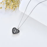 Sterling Silve Cat Photo Pendant Necklace