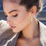 Sterling Silver Viking Raven Stud Dangle Earrings