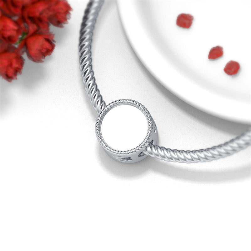 Sterling Silver Personalized Dog Breed Photo Charm Beads