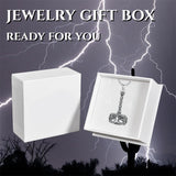 Sterling Silver Thors Hammer Urn Necklace for Ashes