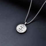 Sterling Silver St Michael Pendant Necklace