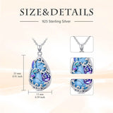 Sterling Silver Turquoise Butterfly Dragonfly Bee Hummingbird Ladybug Pendant Necklace