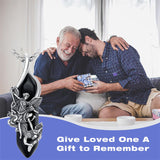 Sterling Silver Crystal Saint Michael Saint Christopher Guardian Angel Guadalupe Pendant Necklace