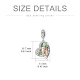 Sterling Silver Father Daughter Mother Daughter Charm Beads