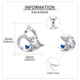 Sterling Silver Highland Cow Necklace