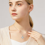 Sterling Silver Jerusalem Cross Pendant Necklace for Men