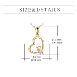 14k Yellow Gold Pig Pendant Necklace