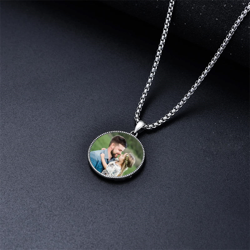 Sterling Silver St Michael Pendant Necklace